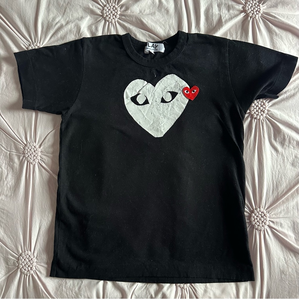 Comme des Garcons Black and White Short Sleeve Tee